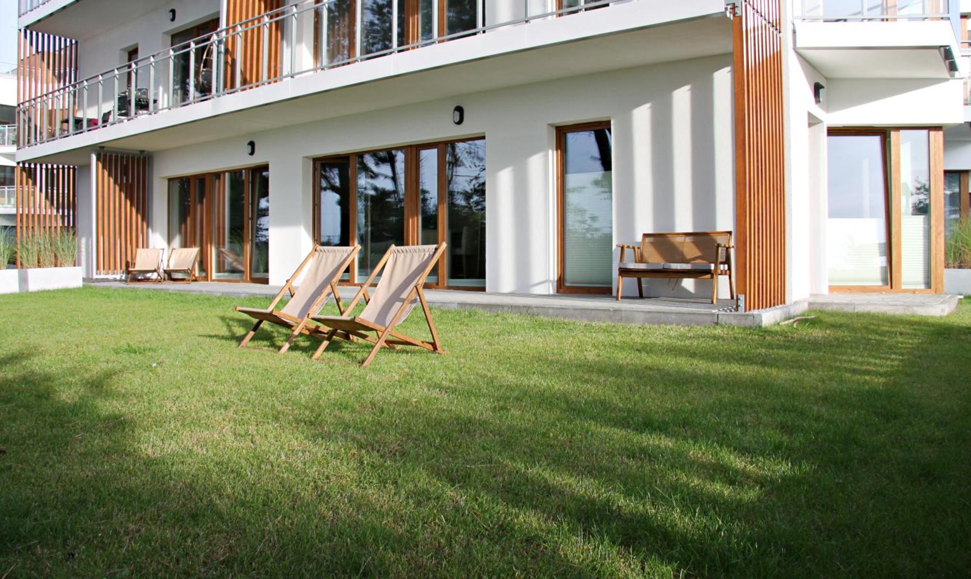 Let'S Sea - 2 Bedroom - Premium Baltic Apartment With Front Sea View Garden And Spa Access Gaski  Exterior photo