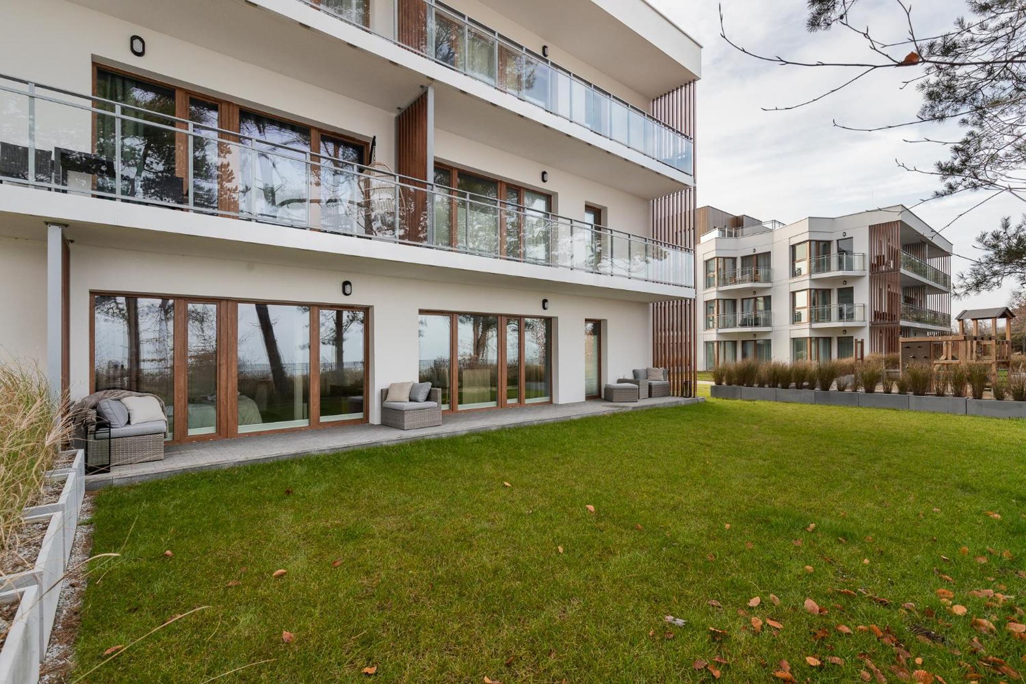 Let'S Sea - 2 Bedroom - Premium Baltic Apartment With Front Sea View Garden And Spa Access Gaski  Exterior photo